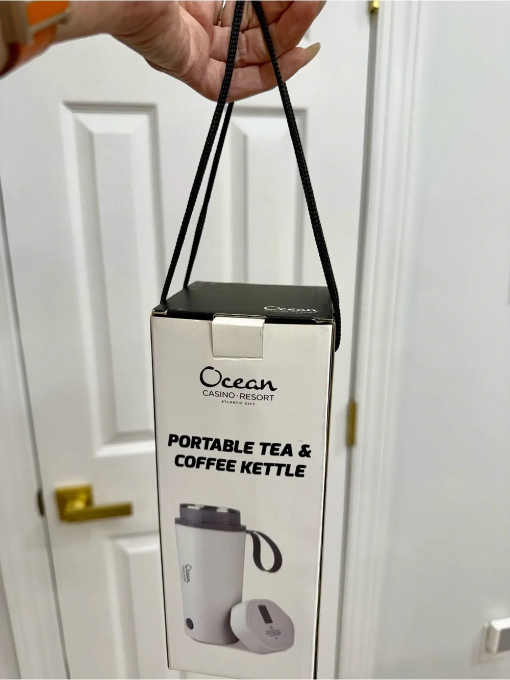 Mini White Portable Tea & Coffee Kettle
